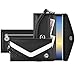 caseen ViVi Wallet Clutch Purse Case for Apple iPhone XS Max XR XS X 8 7 6S Plus, Samsung Galaxy S9/S9 Plus/S8/S8 Plus/Note 9 Note 8, Google Pixel 2 HTC LG Sony MOTO & more (Black/White, Large Size)