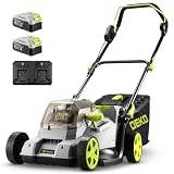 DEKO Tagliaerba a Batteria 40V, Brushless, Larghezza di Taglio 38 cm