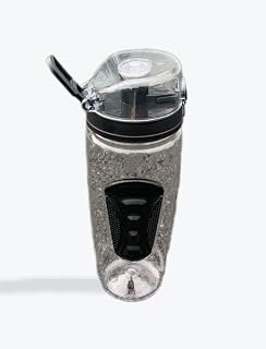 Sports Water Bottle, Flip Top Lid & Dual Anti-Slip Grips, BPA Free, 32oz