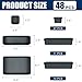 48PCS Tool Box Organizer Tray Divider, Toolbox Desk Drawer Organizer with 3 Sizes, Organization and Storage Toolbox for Garage Accessories