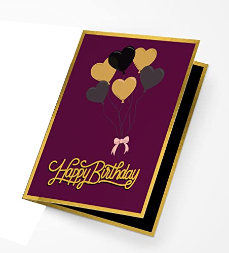 Image of CLUZE Happy Birthday Greeting Card with Dairy Milk Silk Chocolate Combo Birthday Gift for Husband-Wife-Girlfriend-Girls-Friend