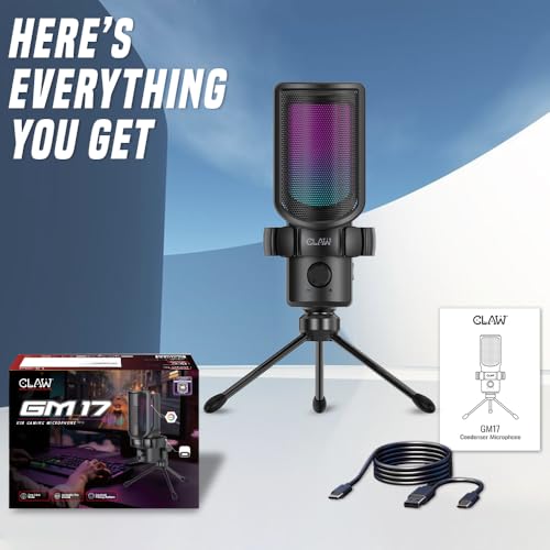 CLAW GM17 Condenser RGB Gaming Mic - image 9