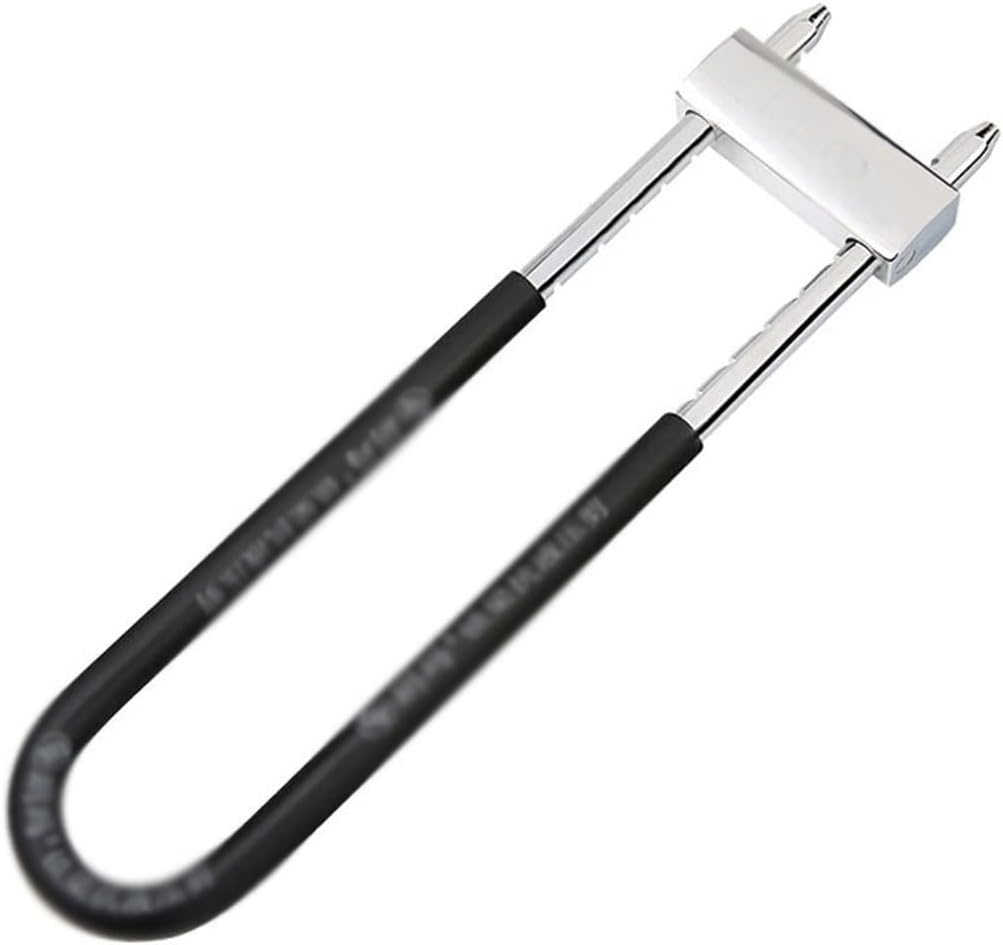 Heavy Locks U Lock for Bikes Glass Door Lock, for Heavy Duty Protection Long Bicycle Padlock Locking Space 320mm/12.5in Black U-Locks for Bicycles