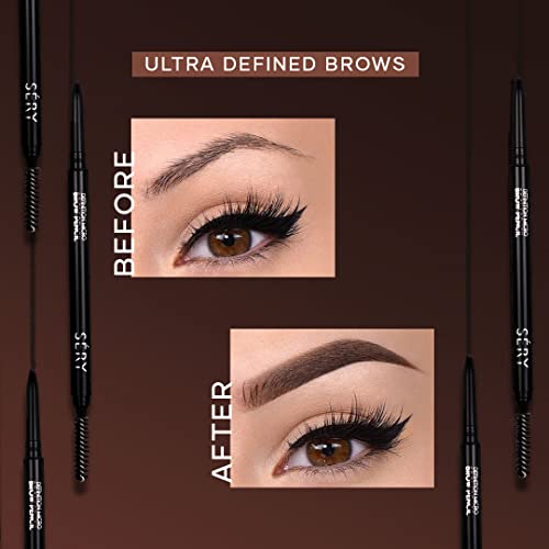 SERY Definition Micro Brow Pencil | Brown EyeBrow Pencil | Smudge Proof, Water Resistant | Vegan, Intense Look Smooth… - Image 6