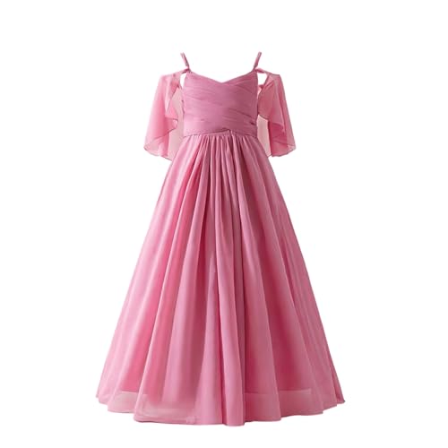 Robe en mousseline de soie fille élégante vêtement de fête chic enfants