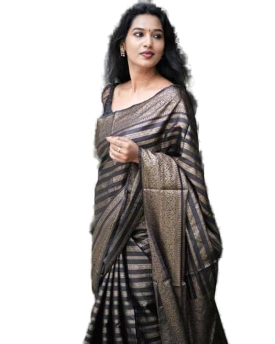 Sari de mariée KULIA haut de gamme en soie Banarasi et design Bollywood d'exception