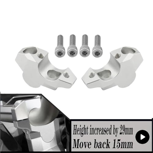 Abrazadera elevadora para ADV160 2017-2024 soporte elevación manillar aumento retroceso Style 1 4
