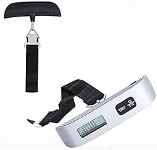 ADEPT Airplane LS(EL10) Luggage Travel Weighing Scales 50kg Portable Handheld Electronic Digital LCD Silver