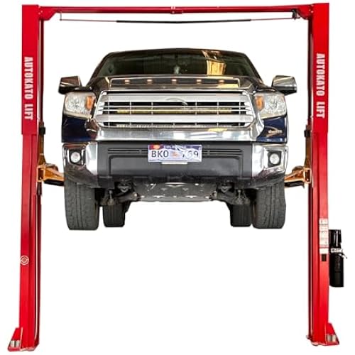 KATOOL 12000 lbs Extra Height 167inch 2 Post Lift Two Post Car Lift AK-M120 Auto Lift Car Lift Hoist 2 Post Car Lift