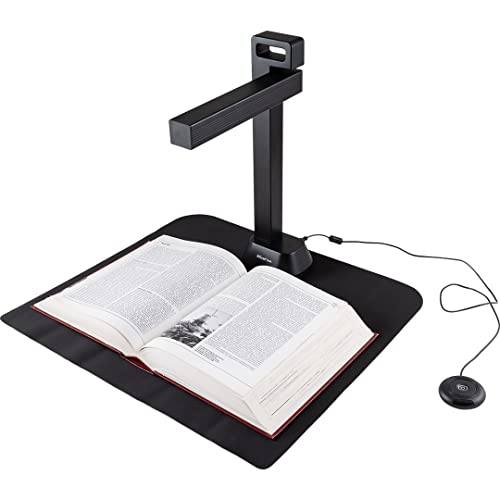 IRIScan Desk 6 Pro:13MP|21MP Extrapolated|30PPM|A3Scanner|USB|Portable Scanner|Book Scanner|OCR 138 |Viewer|AI Applatizing Book Curvature|Auto Scan|WinMac