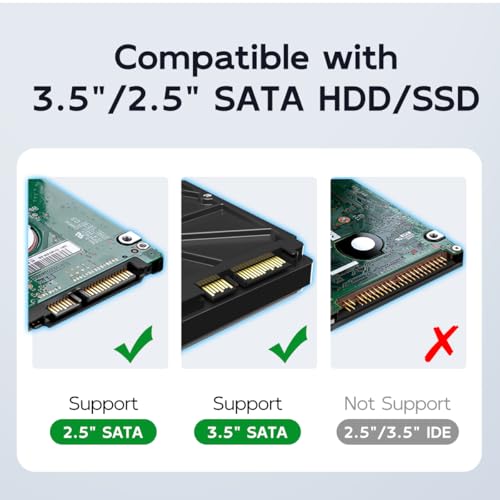 Caja externa para disco duro SATA USB 3.0 2.5/3.5 pulgadas miniatura 2
