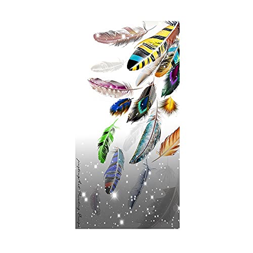 Kit DIY Diamant Peinture Plumes 50x120cm idée cadeau image mosaïque