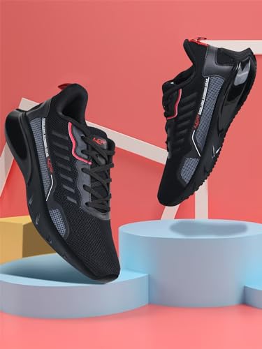 Image of Lancer Mens Energy-30blk-red Running Shoes