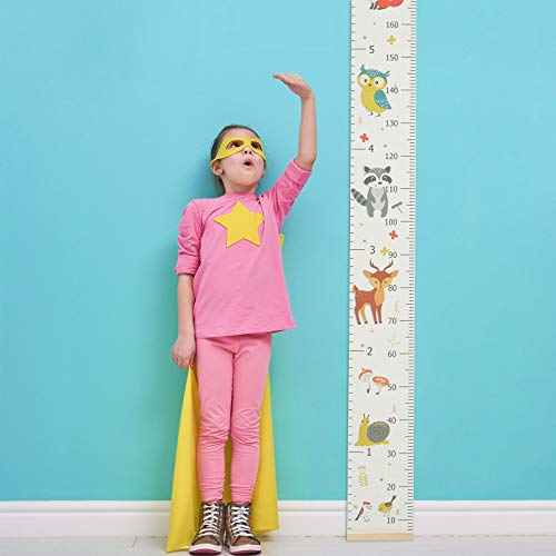 Cabilock 1 st Groei Grafiek Decal Cartoon Dieren Patroon Hoogte Meting Sticker - Image 6