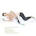 Sleep Yoga Leg Back Side Sleepers, Ergonomically Designed Down Alternative Pillow for Knee Support, Hypoallergenic & Washable, 26