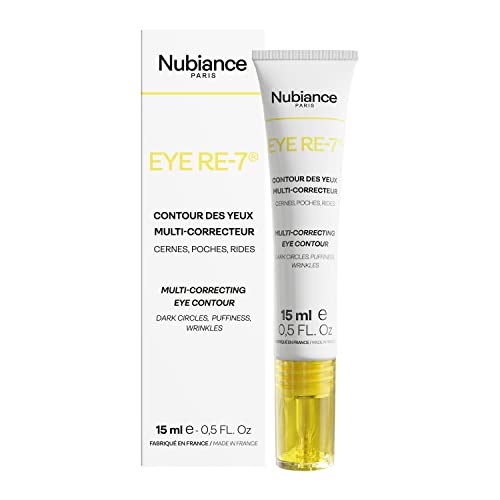 NUBIANCE, EYE RE-7, 15ml, Multi-corrective eye contour, Anti-dark circle, Anti-puffiness, Firming and anti-oxidant