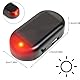 Alarmanlage Auto, Anti Diebstahl Blinklampe, Solar Power Dummy Auto Alarm, Alarmanlage Diebstahlsicherung für Sicherheitssystem, Lampe Dummy Anti-diebstahl Blinklampe (Rot)