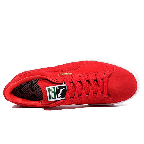 Image of PUMA Suede Classic, Women's Low-Top Sneakers, High Risk Red /White, 5 UK