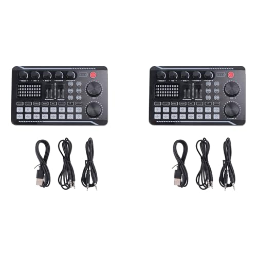 Console de mixage F998 carte son interface audio pour microphone PC téléphone