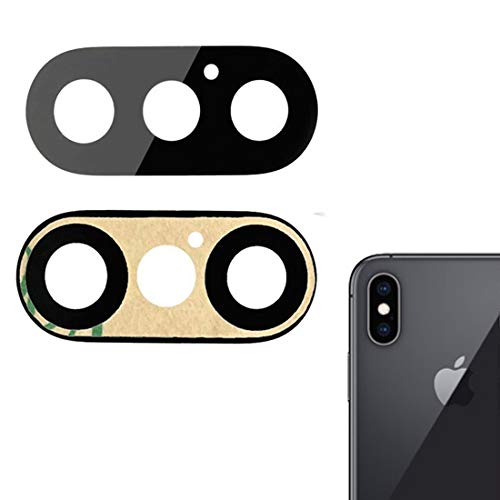 Afeax Rear Back Camera Glass Lens Cover Replacement for Iphonex XS Max and iPhone Xs with Ahesive Pre-Installed