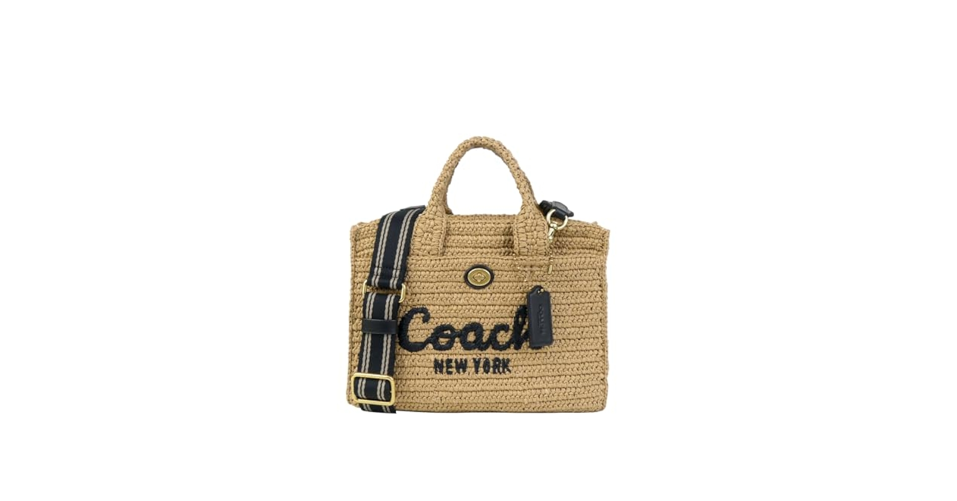 Amazon | [コーチ] トートバッグ CAM62 B4NA STRAW CARGO TOTE