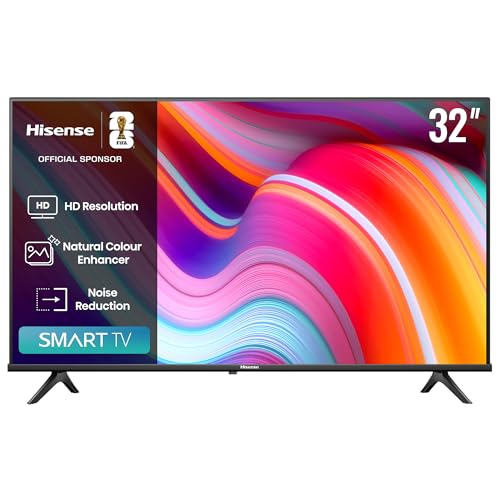 Hisense 32A4K HD VIDAA Smart TV, 32 Zoll (32 Zoll), mit Spielmodus, Sport IA, Dolby DTS HD Sound, hoher Kontrast, VIDAA U6, Sharing-Funktion auf dem Fernseher (Neu 2023)