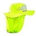 OccuNomix Tuff & Dry Wicking & Cooling Hi Viz Yellow Ranger Hat with Neck Shade - XLarge - TD500-HVY-XL