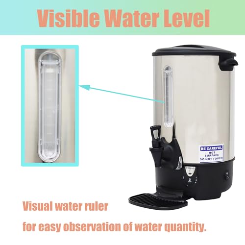 Dispensador eléctrico de agua caliente 12.9 L acero inoxidable miniatura 2