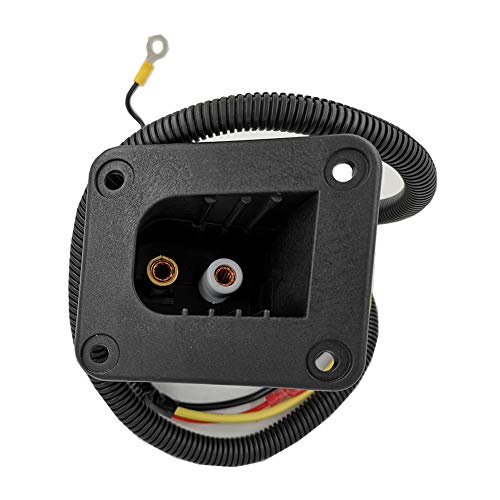 Dr.Acces Golf Cart Powerwise Charger Receptacle 36V for EZGO TXT with Wires and Fuse Replace# 73149-G01
