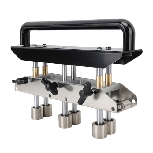 GRCFUMO 3 Station Roller Bender, Adjustable Sheet Metal Rolling Machine, Efficient Hand Tools Standing Seam Roofing Tools for Bending Metal Roofing Materials - Image 9