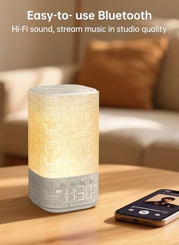 Image of Sunrise Alarm Clock Sound Machine for Bedroom: Natural Wake Up Light
