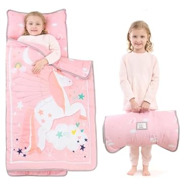 childrens sleeping bags with pillow