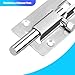 INBOF 2 Pack Slide Lock, 3 Inch Barrel Bolt Latch, Premium Door Latch Lock with 12 Screws, Stainless Steel Slide Locks for Inside Door
