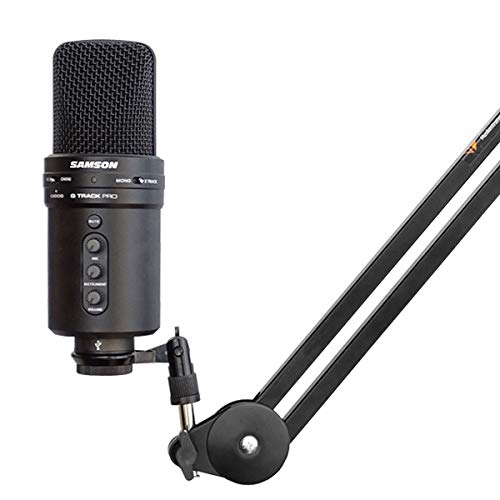 Samson G-Track Pro USB-Mikrofon + keepdrum MS138 Mikrofonarm Gelenk-Stativ – Bild 8