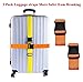 2 Pack Suitcase Belts, Adjustable Luggage Straps, Bright Colors Travel Packing Straps with Quick Release Buckle (Orange)