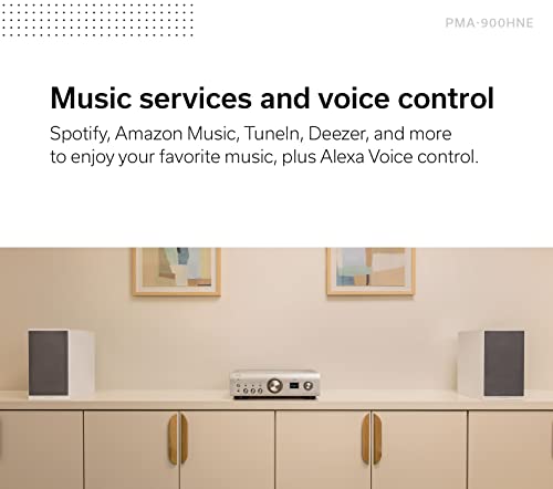 Image of Denon PMA-900HNE Integrated Stereo Amplifier (85W x 2), Advanced High Current Circuit, Built-in HEOS, Bluetooth & AirPlay 2, Amazon Alexa, MC & MM Phono Equalizer, Hi-Res Certified