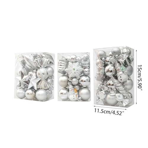 20 Pçs/29 Pçs Árvore Ornamento Bolas Pingente Coleção Bauble Criar Atmosferas Festivas Decoração Da
