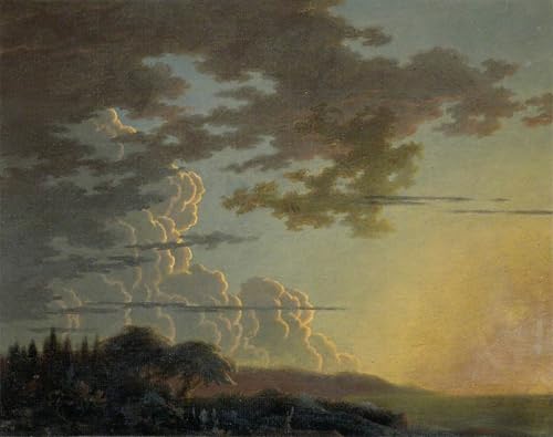 Peinture murale art impression Alexander Cozens toile abstraite salon