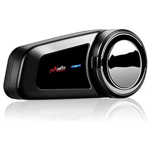 Motorfiets Bluetooth-helm Headset-intercom,M2 full-duplex draadloze motorinterphone voor 6 renners/bereik 1000 m/FM…