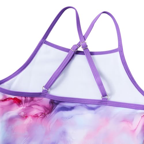 Image of Girls Tankini Swimsuit Two Piece Bathing Suit 3-13 Years