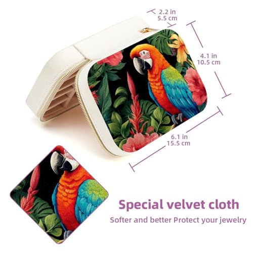 Caja de viaje de terciopelo premium para la protección sofisticada de anillos 6