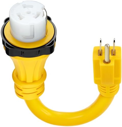 Nema 10-30 To 14-50 Adapter Aazon.co: RVISTA 50 Ap To 110 Volt RV Adapter Cord 12 Inch, NEA 5... 50 Amp To 15 Amp Rv Adapter