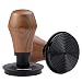 Produktbild Normcore 58,5 mm Kaffee-Tamper V4.1 mit Klick-Sound-Feedback, Espresso-Stampfer mit Titan-PVD-Beschichtung, geriffelter Boden, Griff aus echtem amerikanischem Walnussholz, mit Silikonständer