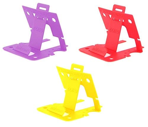 DOMO Mount T1 Mobile and Tablet PC Universal Gadget Stand Keychain, Earphone, Tangle Free Stand (Multi Color (PRY))