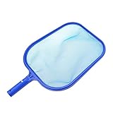 nuluxi Schwimmbad Kescher Blatt Skimmer Netz Reinigungs Feinmaschig Poolkescher Schwimmbad Poolreinigung Laubkescher Kescher Aufsatz Oberflächenkescher für Pools Brunnen Aquarien(Nein Teleskopstange)