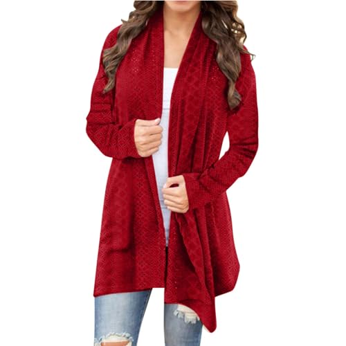 Cardigan décontracté asymétrique pour femme style tendance