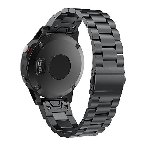Correa de metal de 26 mm para Garmin Fenix 6X que evita roturas 4