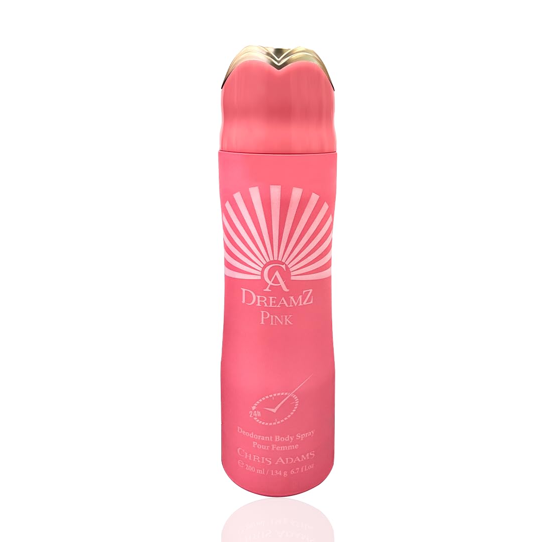 Chris Adams Deodorant Body Spray - CA Dreamz Pink 200ml | Refreshing Floral Oriental Fragrance | Premium Long Lasting Scent | Deodorant Body Spray For Women | Ideal Gift For Women | Made in U.A.E-image-20