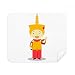 Yellow Hat Cambodia Cartoon Cleaning Cloth Screen Cleaner 2pcs Suede Fabric