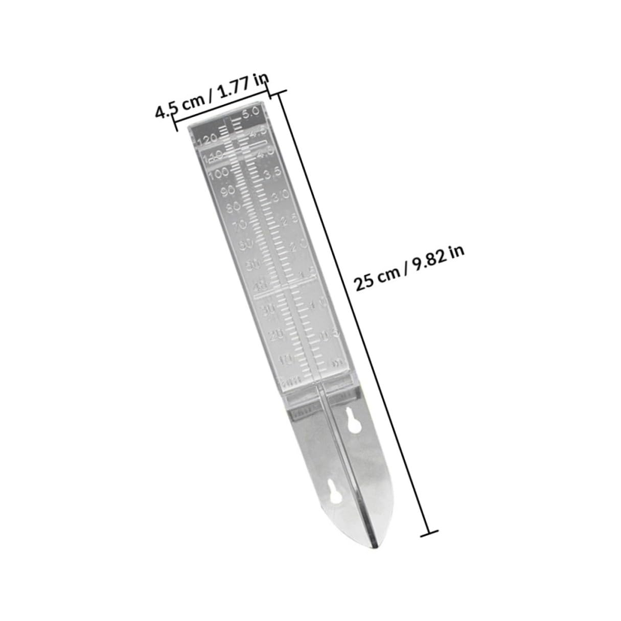 Beavorty Pluviometro da Giardino 6 Pezzi Misurazione Accurata della Pioggia Resistente alle Intemperie in Ps Design Elegante per Giardinaggio e Ambienti Esterni